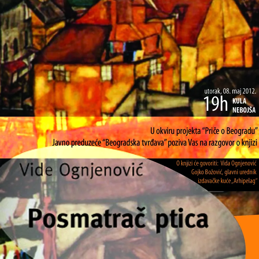 Vida Ognjenović: Priče o Beogradu u Posmatraču ptica