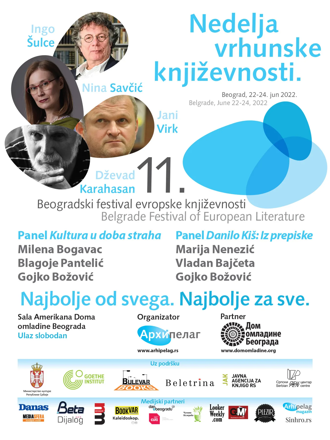 Ilustracija za tekst 11. Beogradski festival evropske književnosti