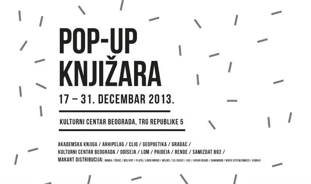 POP-UP knjižara u Kulturnom centru Beograda