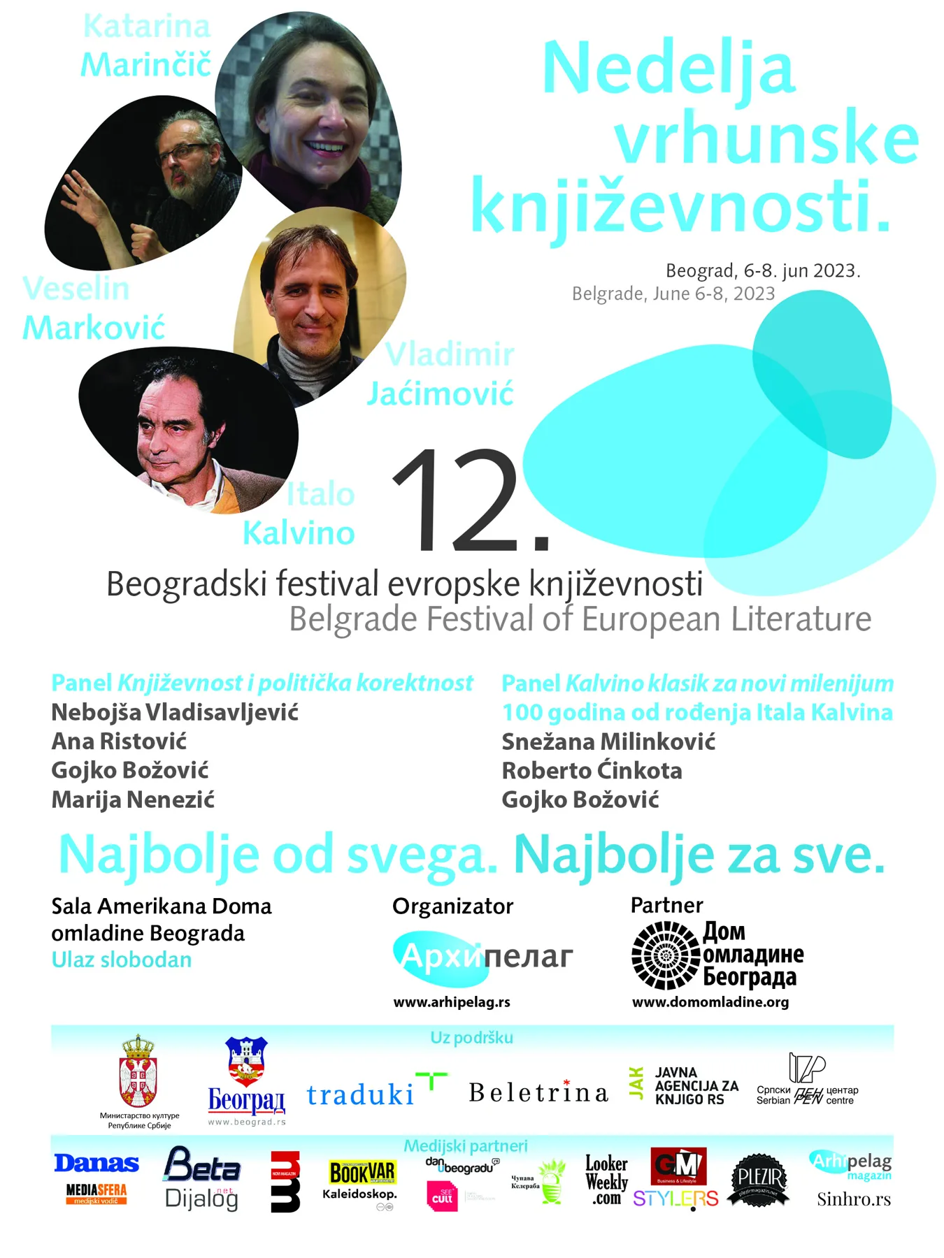 Ilustracija za tekst 12. Beogradski festival evropske književnosti
