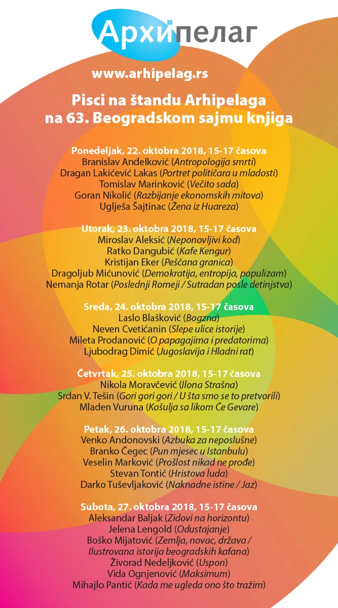 Programi Arhipelaga na Sajmu knjiga
