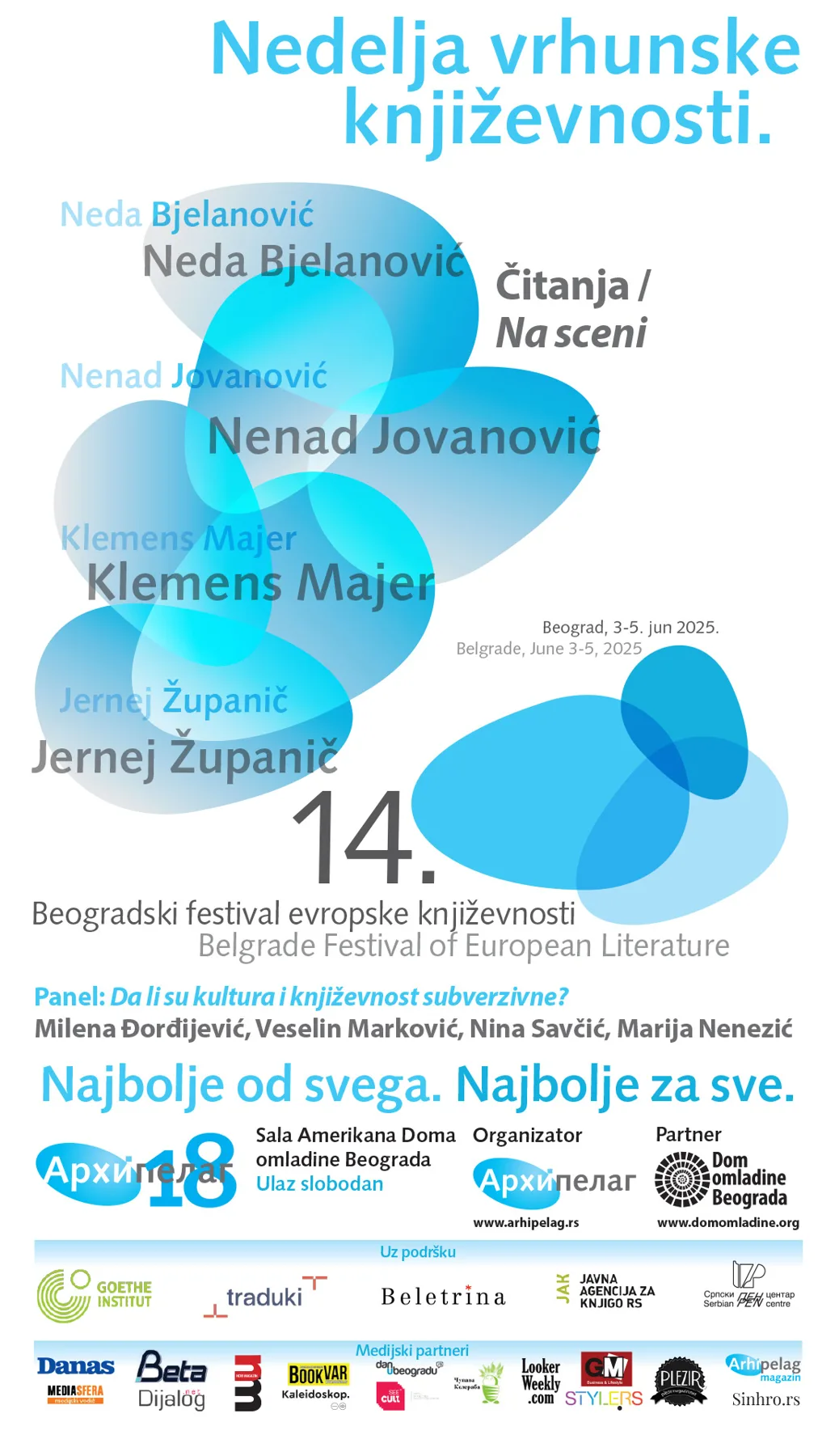 Ilustracija za tekst 14. Beogradski festival evropske književnosti
