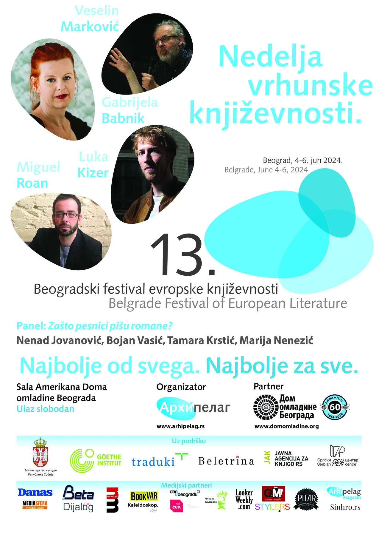 Ilustracija za tekst 13. Beogradski festival evropske književnosti